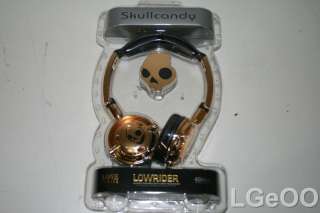 New Skullcandy Lowrider Headphones S5LWDZ 022 (Gold)  