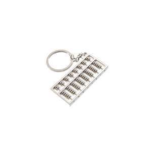  Stainless Steel Mini Abacus Counting Frame Keychain 