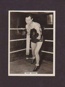 ARDATH   SCARCE BOXING CARD   FRANK HOUGH   1930S  