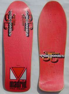 MADRID Jeff Jones 10.0 80s Skateboard Deck PNK  