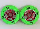 RAT SCOOTERS 5 Spoke Red on Green PU Wheels (Fit MG
