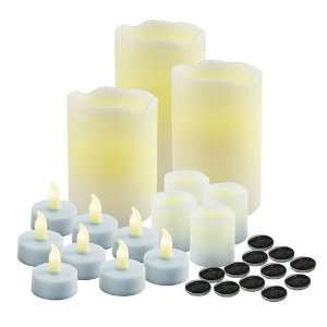   Piece Flameless LED Candle Collection W/6hr Timer NEW