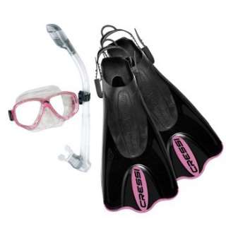 Cressi Ladies Perla Saf Snorkelling Set   Mask, Fins & Snorkel Set 