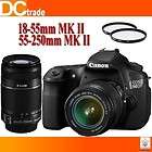 canon eos 60d body kit+ 18 55mm is+ 55 250mm is+ 2xuv hdmi achat 