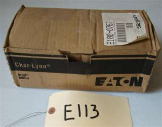 Char lynn, Eaton, Hydraulic Motor 103 1083 012  
