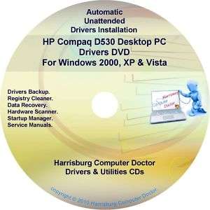   HP Compaq D530 Desktop PC Driver Recovery Disc CD/DVD