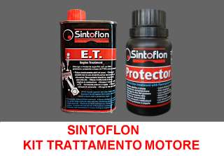 KIT Pulizia Motore Sintoflon ET 250 + Protector 250 ml Antiattrito 