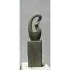 Dynamische Figur 80 cm Moderne Figur Skulptur aus Natur Sandstein 