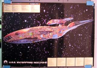   Star Trek U.S.S ENTERPRISE NCC 1701 E Cutaway Poster