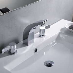 Kraus KEF 14703 PU11CH Illusio Double Handle Widespread Vessel Faucet 