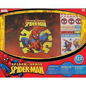   Spider Sense Spider Man Postbound Album Scrapbook Kit 
