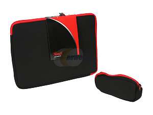    Rosewill Black/Red 18.4 Notebook Neoprene Sleeve with AC 