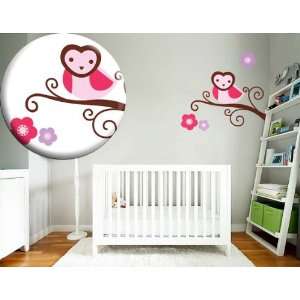  Kids Tree Branch Vinyl Wall Decal Heart Face Owl and 