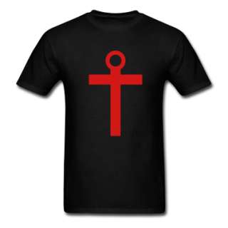 Black Cross, Jesus, God, Church Men  Mens Standard Weight T Shirt 