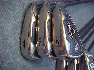 Callaway Big Bertha Fusion 4 7 & 9PS Iron Set 7 Golf Clubs  