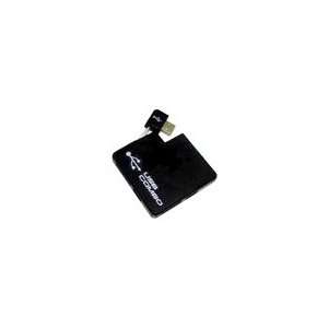  USB 2.0 Combo 3 Port Hub Memory Card Reader (Black) for 