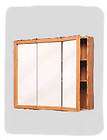 k24 24x26 oak frame triview medicine cabinet 