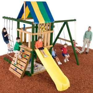  Yukon Wood Complete Ready to Assemble Swing Set Kit Toys & Games