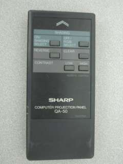 Sharp QA 50 Computer Projection Panel Remote Control  