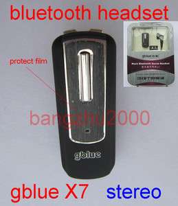 Gblue X7 A2DP Noise Free Bluetooth Stereo Headset  