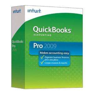 NEW INTUIT QUICKBOOKS PRO 2009 ACCOUNTING SOFTWARE  