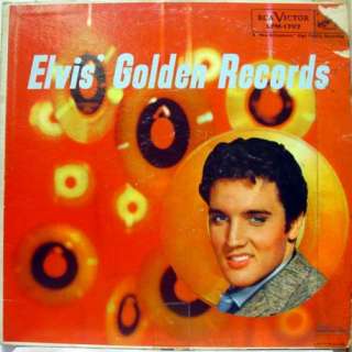 ELVIS PRESLEY golden records LP vinyl LPM 1707 Poor  1958  
