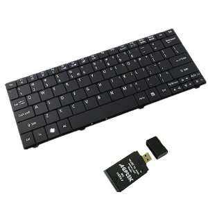  BLACK Laptop Keyboard Replacement For Acer Aspire one 751 