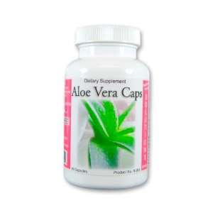  Aloe Vera Capsules, Digestion and Diabetic Support Supplement 