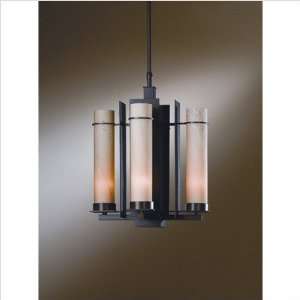   Town 16.9 Four Light Pendant Finish Bronze, Shade Color Soft Amber