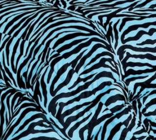   Zebra Print Animal Style Queen size Comforter set bedding bed in a bag