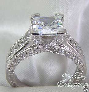 54ct Princess Cut Engagement/Anniversary Ring, Sz5  