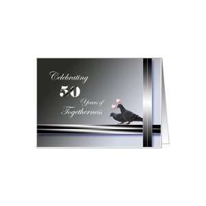  50th Wedding Anniversary Invitation Pigeons Card Health 