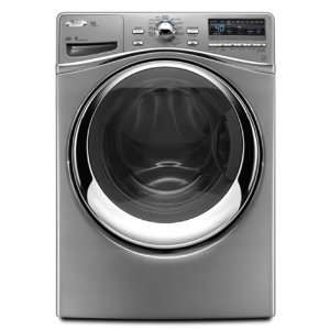   Duet Steam 27 In. Silver Front Load Washer   WFW95HEXL Appliances