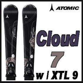 10 11 Atomic Cloud 7 Womens Skis 149cm w/XTL 9 NEW   