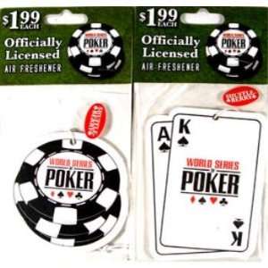  World Series Of Poker Car Air Fresheners Case Pack 42 Automotive