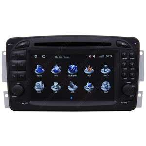 00 07 Mercedes Benz C class W203 Car GPS Navigation MP3 Radio TV IPOD 