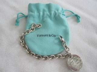 Tiffany & Co. Sterling Silver Notes Charm Bracelet With Pouch  