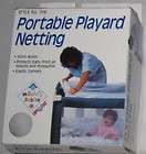 Nylon Baby Portable Playard Netting w Elastic Corners Protects Baby 