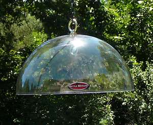 Squirrel Proof Any Bird Feeder 12 Hanging Protective Clear Poly Dome 