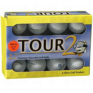   great value recycled golf balls includes pro v1 nike callaway nitro