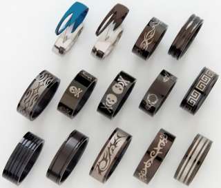 Sz 8 TITANIUM ANODIZED BAND RING #9 Jewelry Piercing  