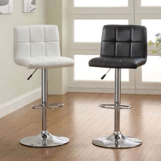 Contemporary Style ABS Height Adjustable Bar Stool  