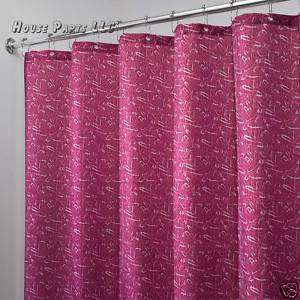 Interdesign cloth Shower Curtain Scribbles Fuchsia  