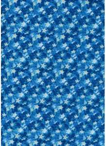 AMERICA THE BEAUTIFUL BLUE STARS~ Cotton Quilt Fabric  