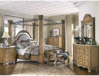   SHORE OR SOUTH SHORE BEDROOM COLLECTION MARBLE TOP, CANOPY  