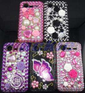 Bling Rhinestone Hard Case For HTC Incredible S S710e  