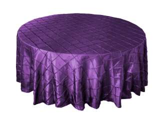 90 Pintuck Round Tablecloths Wedding Table Linens  