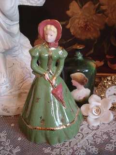 Lovely Vintage Victorian Lady Dresser Doll Figurine~NR  