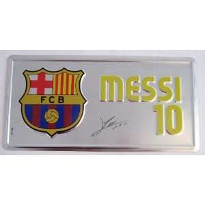 Official Licensed GENUINE FC Barcelona Lionel Messi & Signature Print 