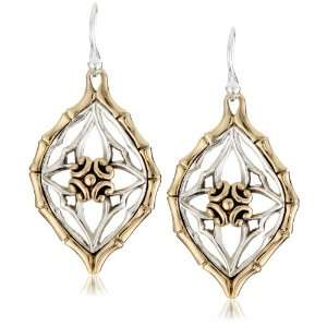 Barse Sterling Silver Resplendent Intricate Dangle Earrings With 